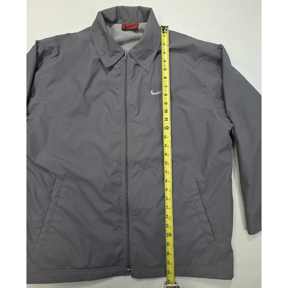 Vintage 90s Nike Jacket Womens L Fleece Lined‎ Pockets Embroidered Limited Use
